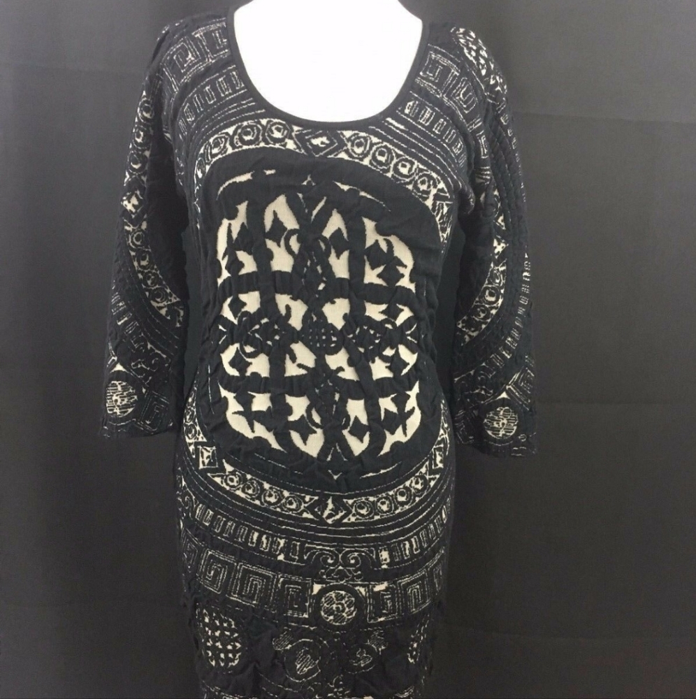 Desigual Abstract Print Dress Size M